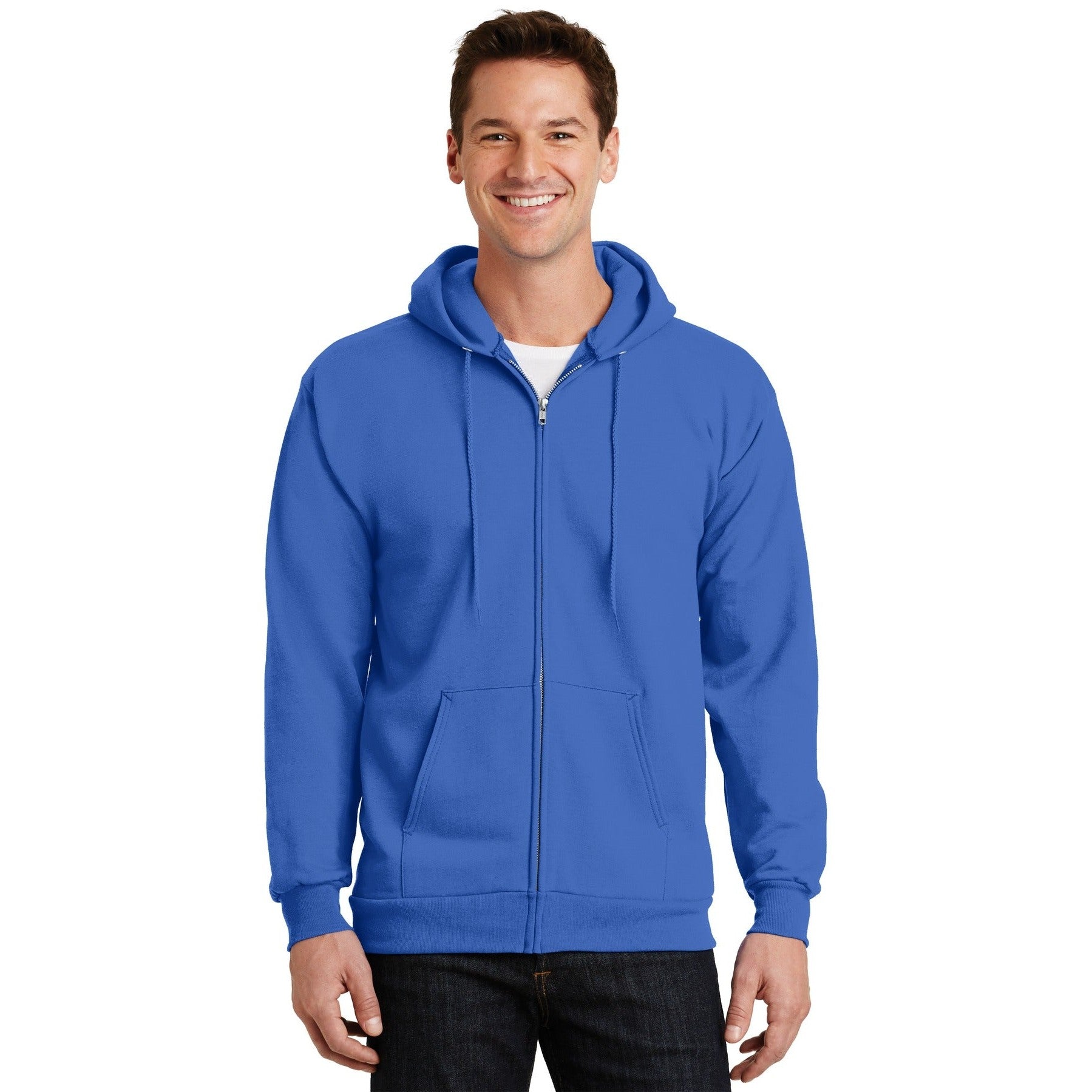 Port & Company-Port & Company® - Essential Fleece Full-Zip Hooded Sweatshirt. PC90ZH-MedTech-7